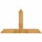 Ekena Millwork Portland Rough Sawn Timber Gable Bracket, Western Red Cedar, 60"W x 35"H x 6"D x 6"F, 14/12 Pitch GBW060X35X0606POR00RWR - alternate 1